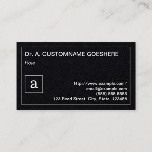 Simple, Professional Business Card