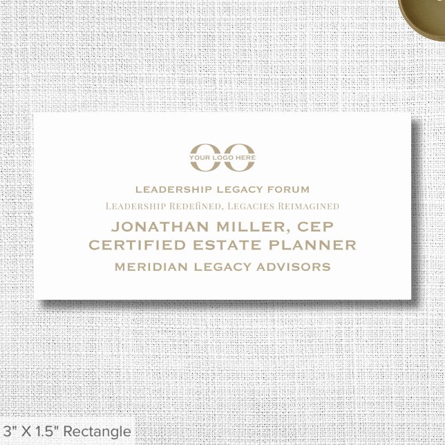 Simple Professional Business Event Name Tag (Creator Uploaded)