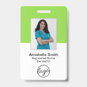 Simple Professional Business ID Badge