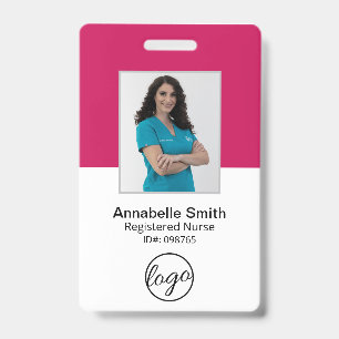 Simple Professional Business ID Badge