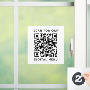 Simple Professional Business QR Code Digital Menu