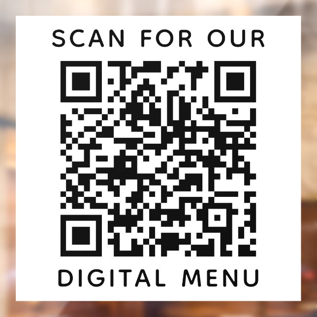 Simple Professional Business QR Code Digital Menu  (Sheet 2)