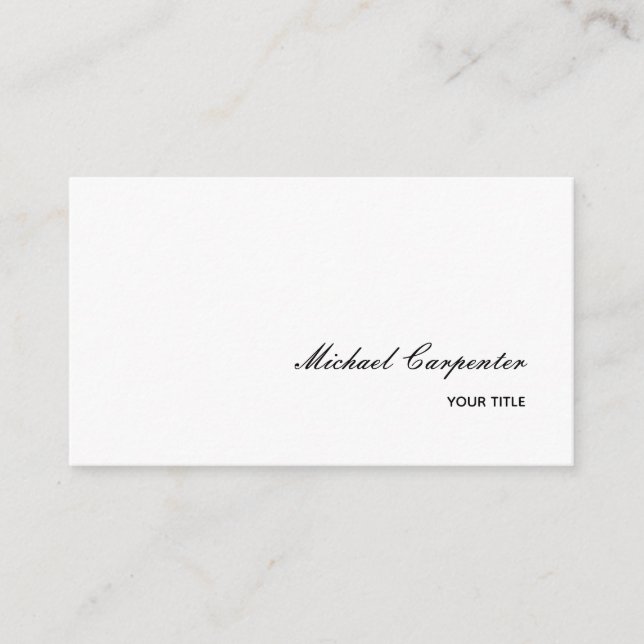 Simple Professional Calligraphy Enclosure Card (Front)