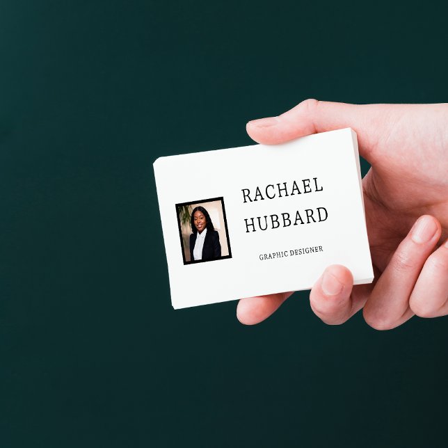 Simple Professional Custom Picture , Qr Code Business Card (Creator Uploaded)