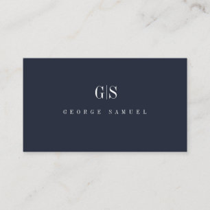 Simple Professional Elegant Employ Name Job Title Business Card