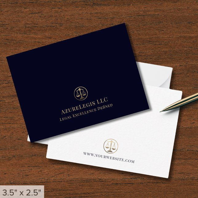 Simple Professional Lawyer Card (Creator Uploaded)
