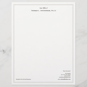 Simple Professional Lawyer Letterhead
