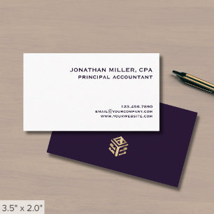 Simple Professional Luxe Business Card