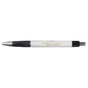 Simple Professional Luxury White Gold Script