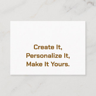Simple Professional Mighty Business Card