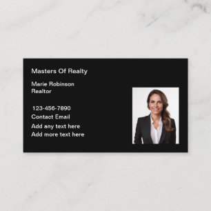 Simple Professional Photo Business Cards 