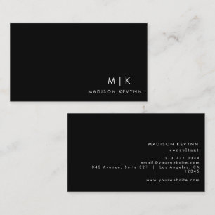 Simple Professional Plain Business Card