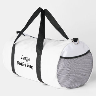 Simple Professional Print Cut Sew Large Duffle Bag