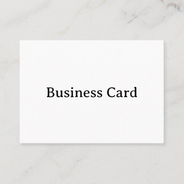 Simple Professional Squared Mighty 3.5" x 2.5" Business Card (Front)