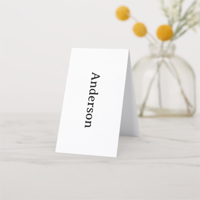 Simple Professional Vertical Folded  Appointment Card (Front)