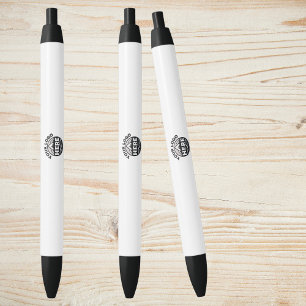 Simple Promotional business logo Blue Ink Pen