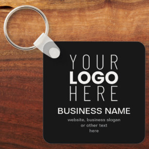 Simple Promotional Template for Your Business Logo Key Ring