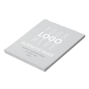 Simple Promotional Template for Your Business Logo Notepad