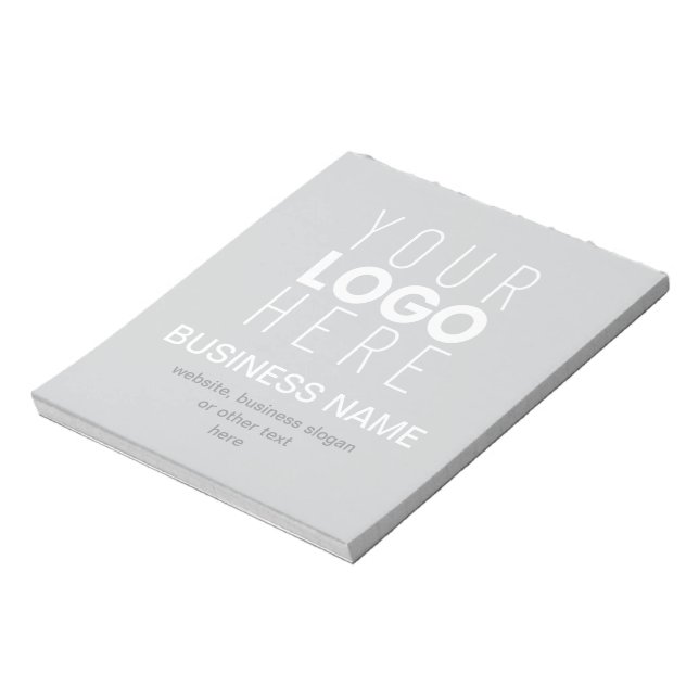Simple Promotional Template for Your Business Logo Notepad (Rotated)