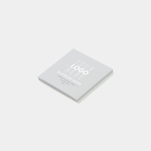 Simple Promotional Template for Your Business Logo Post-it Notes