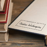 Simple Property Of Handwritten Script Name Self-inking Stamp<br><div class="desc">Simple property of with your name.</div>