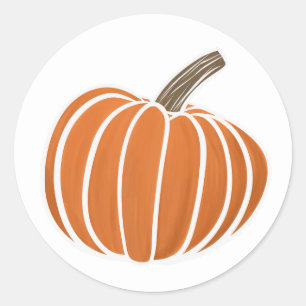 Simple Pumpkin Stickers