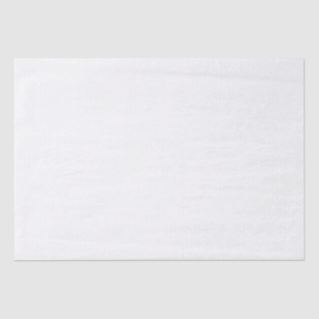 Simple Pure White Solid Colour All Occasion Tissue Paper (Front)