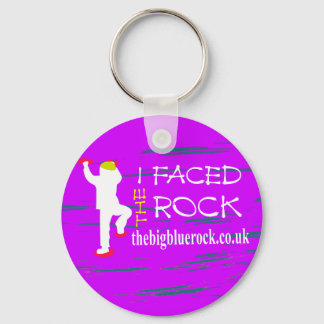 simple purple key ring