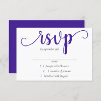 Simple Purple Script | Radiant Grape Flourish