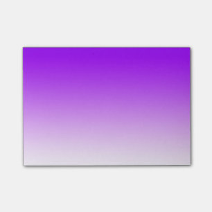 Simple Purple To White Post-it Notes