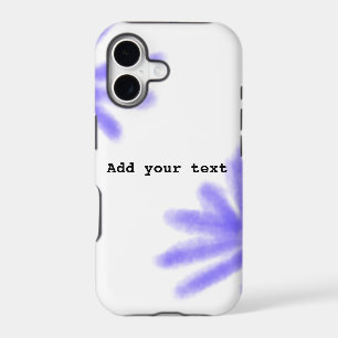 Simple purple watercolor add your text stars name