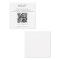 Simple QR Code Black White Wedding RSVP