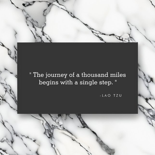 Simple Quote Business Card for Authors, Writers II (Creator Uploaded)