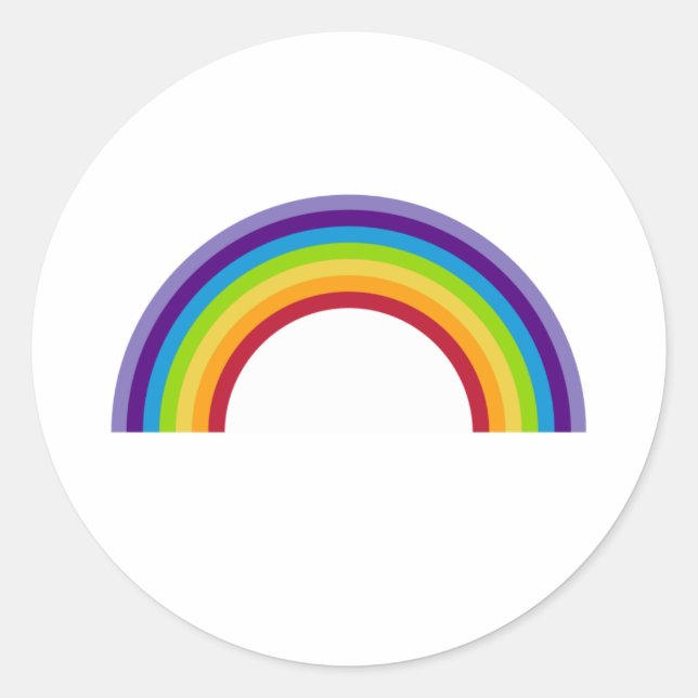 Simple Rainbow Sticker sheet (Front)