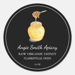 Simple Raw Honey Label