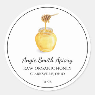 Simple Raw Honey Label