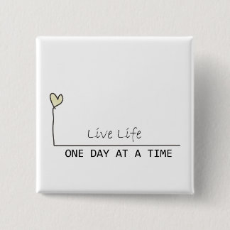 simple recovery 15 cm square badge