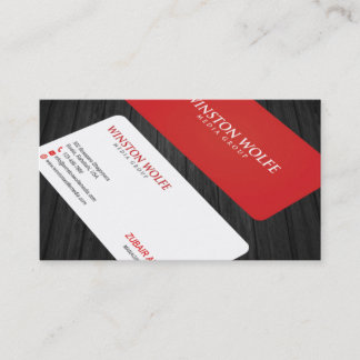 Simple Red Bussiness Card