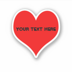 Simple Red Heart Design 