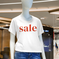 Simple Red SALE Store Discount Promo