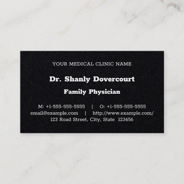 Simple, Respectable, & Basic Business Card (Front)