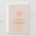 Simple Retro Disco Birthday Invitations<br><div class="desc">Simple Retro Disco Birthday Invitations</div>