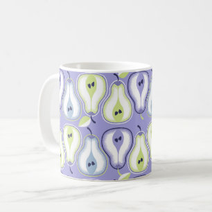 Simple retro pears coffee mug
