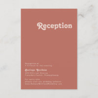 Simple Retro Vibes | Old Rose Wedding Reception