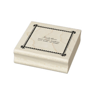 Simple Return Address Rubber Stamp