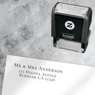 Simple Return Address  Self-inking Stamp