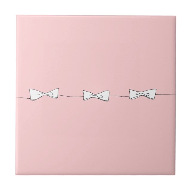 Simple ribbon line ceramic tile (Front)