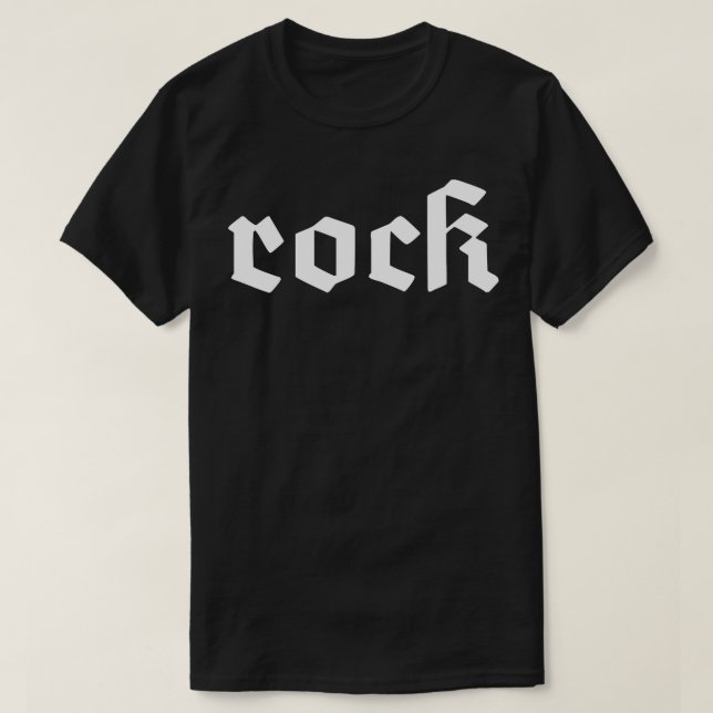 simple rock T-Shirt (Design Front)