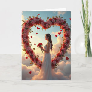 Simple Romantic Roses Card
