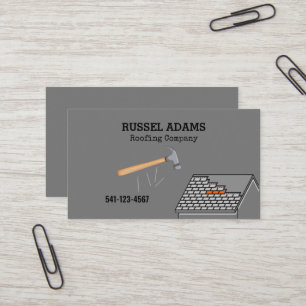 Simple Roofing Business Card